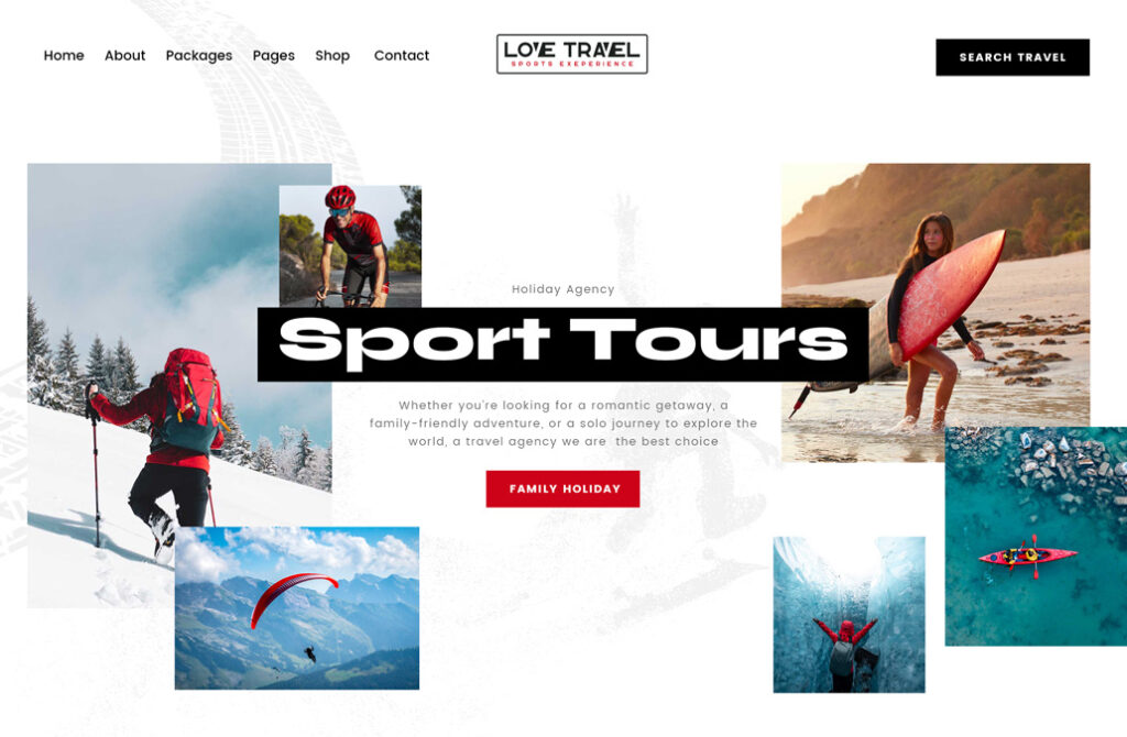 Sport Tours demo sreenshot